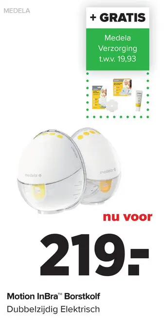 Aanbieding: Motion InBra Borstkolf Dubbelzijdig Elektrisch