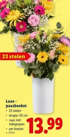 Promotie: Luxe - paasboeket