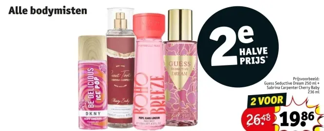 Promotie: Alle bodymisten
