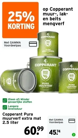 Aanbieding: Pura muurverf extra mat