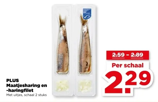 Aanbieding: Maatjesharing en -haringfilet