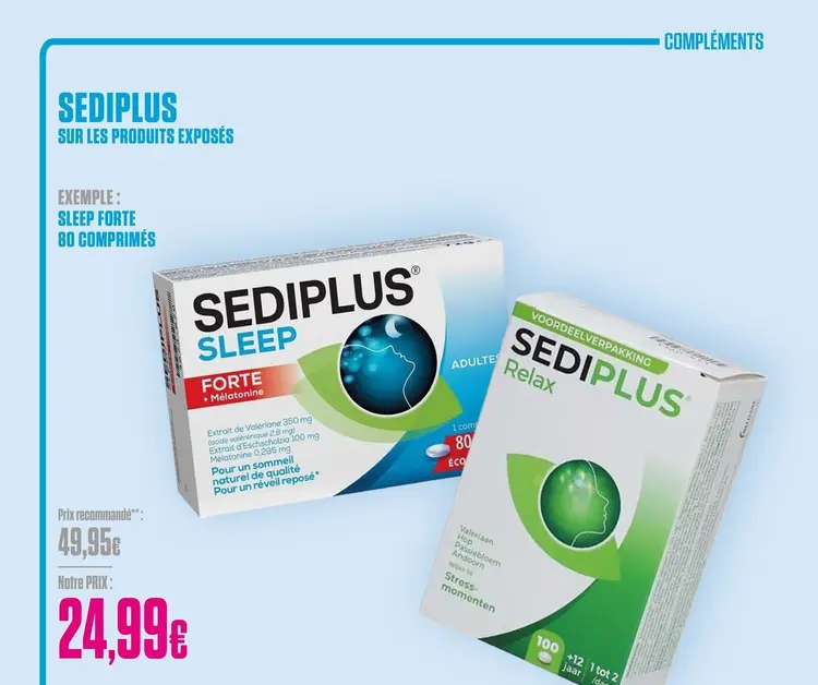 Offre: Sediplus sleep forte