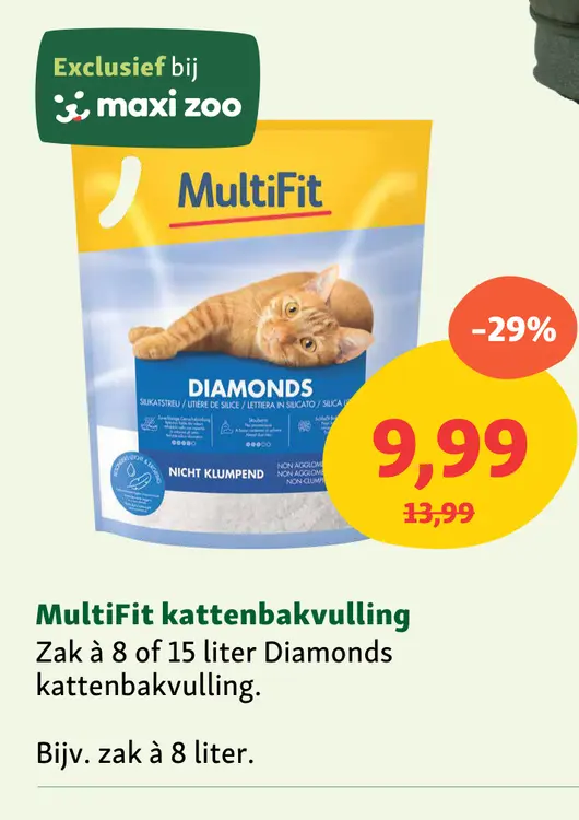 Aanbieding: MultiFit kattenbakvulling
