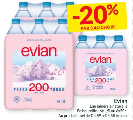Offre: Eau minérale naturelle