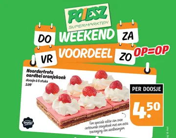Aanbieding: Noordertrots aardbei oranjekoek