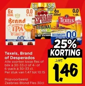 Aanbieding: Texels, Brand of Desperados