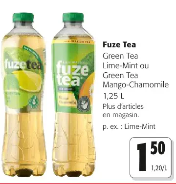 Offre: Fuze Tea