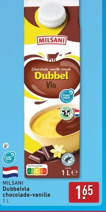 Aanbieding: Dubbelvla chocolade-vanille