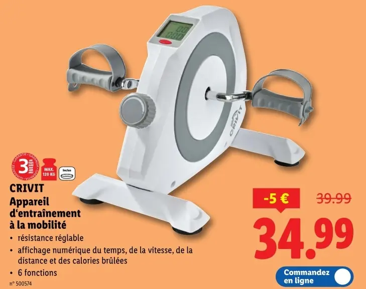 Offre: Appareil d'entraînement à la mobilité