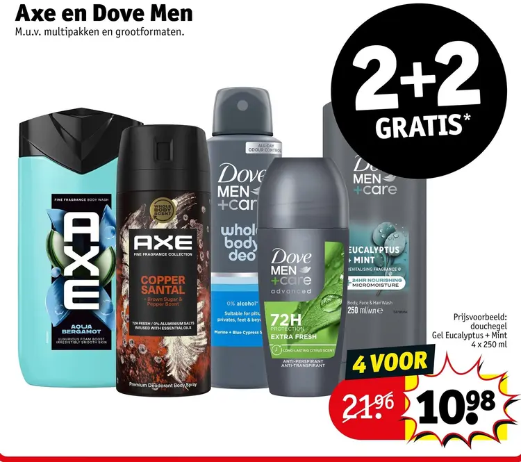 Aanbieding: Axe en Dove Men