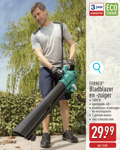 Promotie: Bladblazer en -zuiger