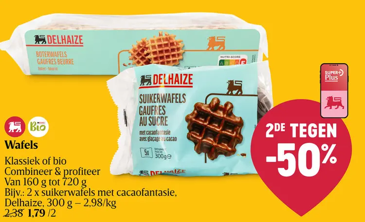 Promotie: Wafels Klassiek of bio