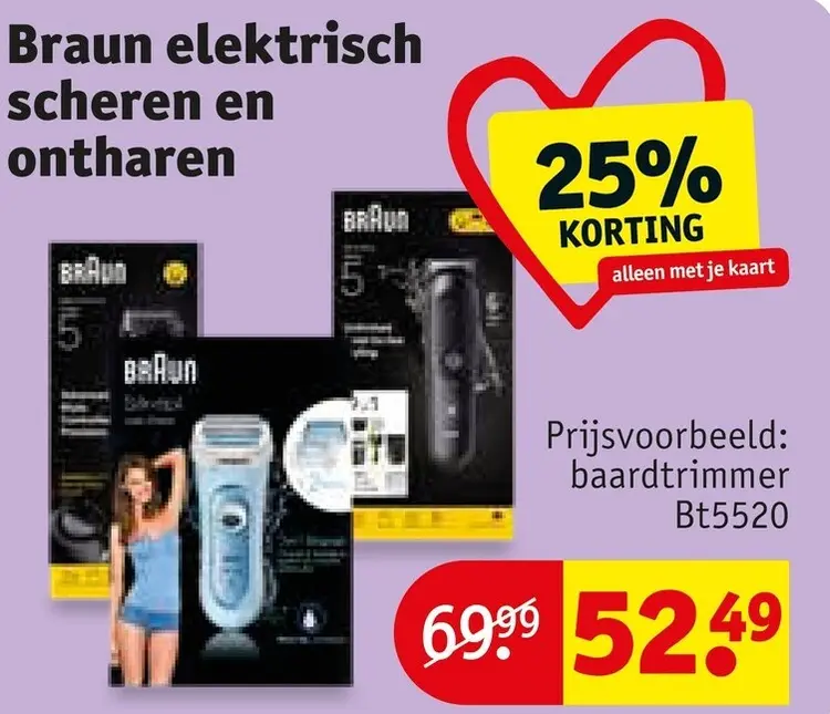 Promotie: Elektrisch scheren en ontharen