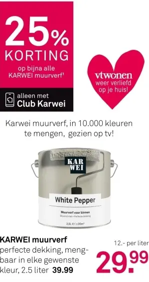 Aanbieding: Muurverf