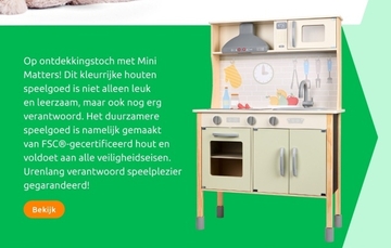 Aanbieding: Mini Matters Keukentje