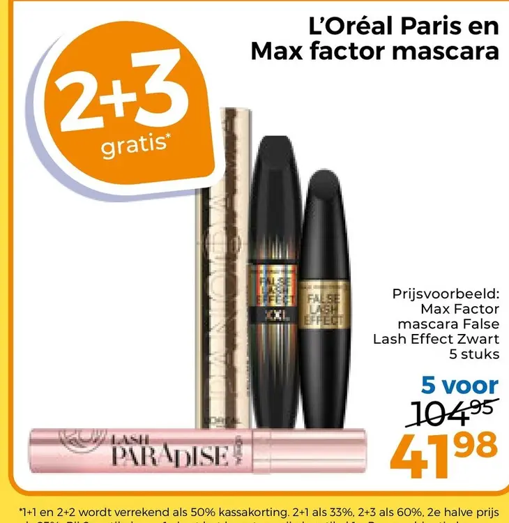 Aanbieding: mascara