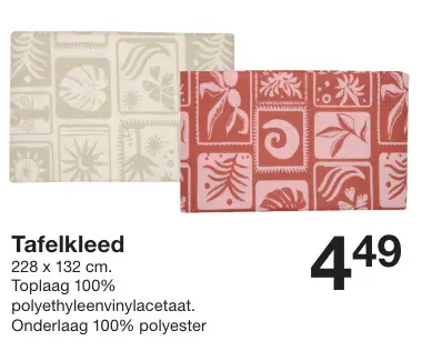 Promotie: Tafelkleed