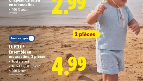 Offre: Ensemble en mousseline