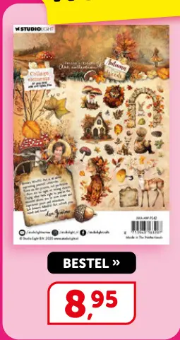Promotie: Collage elements Autumn in the woods