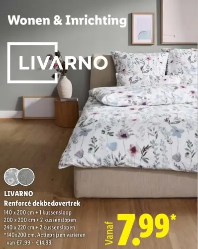 Aanbieding: Renforcé dekbedovertrek