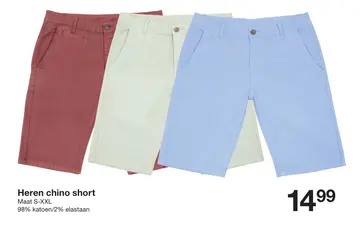 Aanbieding: Heren chino short
