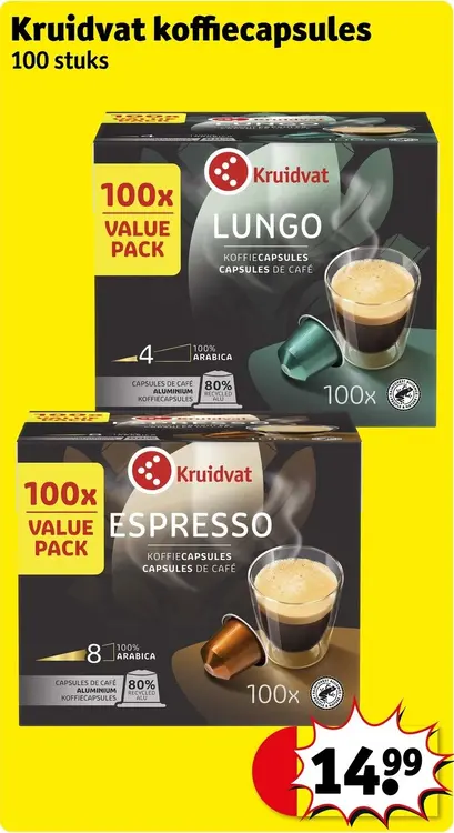 Promotie: Koffiecapsules