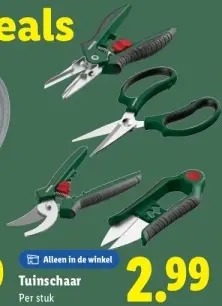 Aanbieding: Tuinschaar