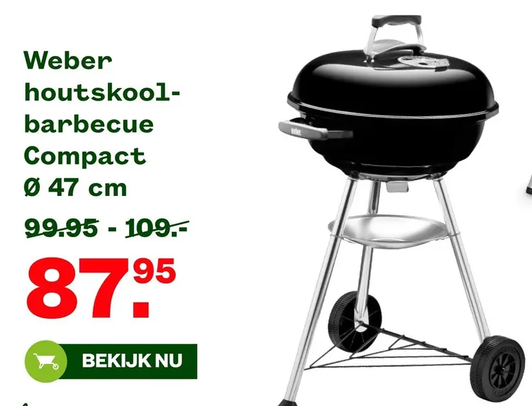 Aanbieding: Master-Touch houtskoolbarbecue 47 cm