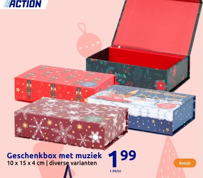 Aanbieding: Geschenkbox met muziek