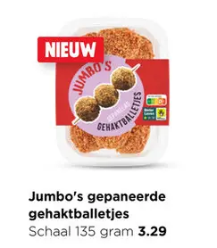 Aanbieding: gepaneerde gehaktballetjes