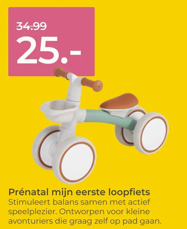Aanbieding: Mijn eerste loopfiets