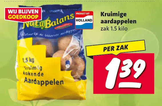 Aanbieding: Kruimige aardappelen