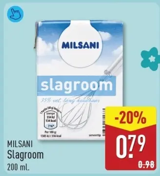 Aanbieding: Slagroom