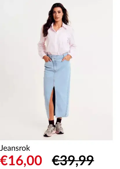 Promotie: Jeansrok