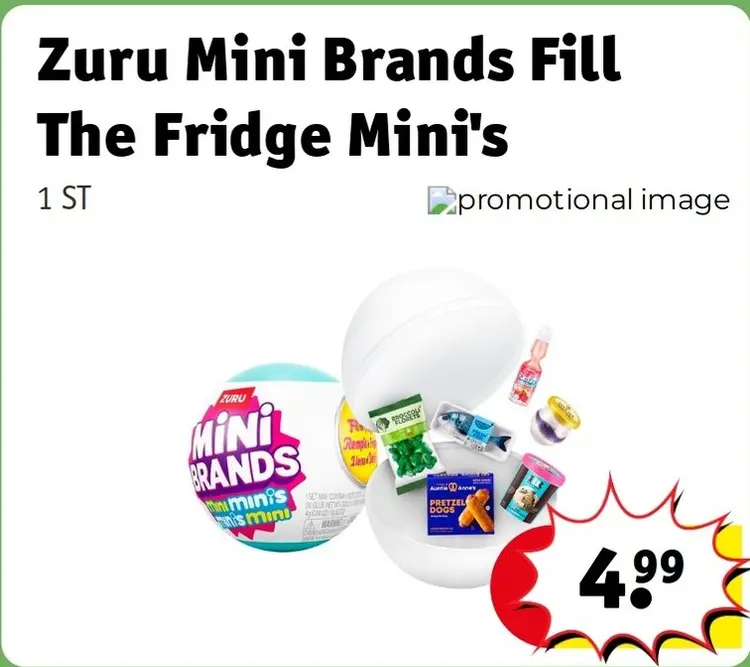 Offre: Mini Brands Fill The Fridge Mini's