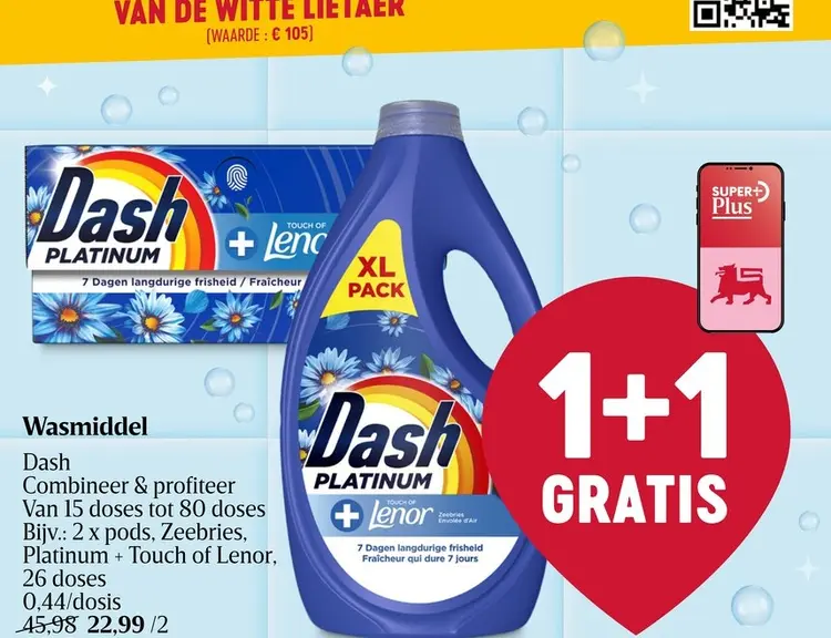 Promotie: Wasmiddel Dash