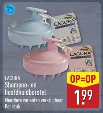 Aanbieding: Shampoo- en hoofdhuidborstel