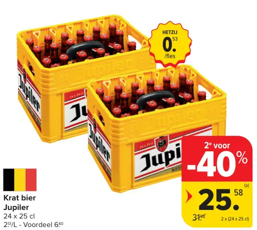 Promotie: Krat bier