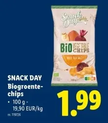 Promotie: Biogroente-chips