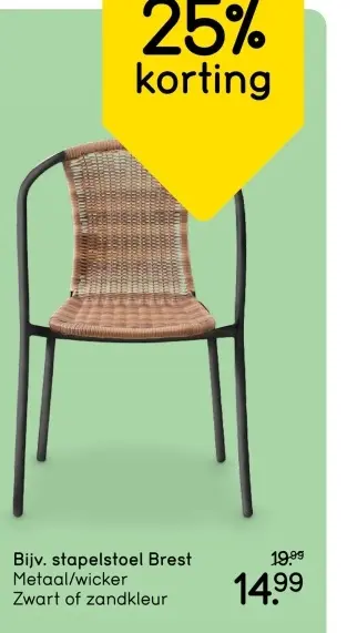 Aanbieding: Stapelstoel Brest