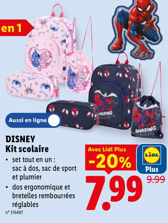 Offre: Kit scolaire