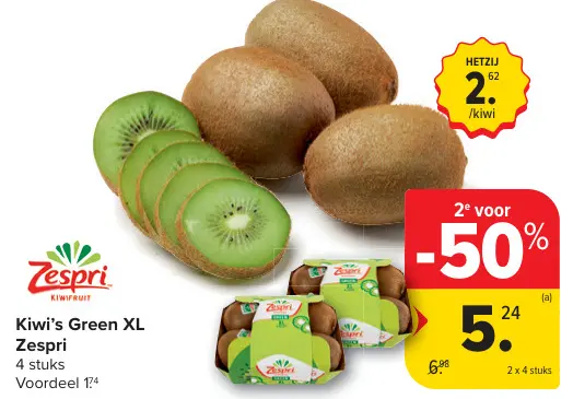 Promotie: Kiwi's Green XL