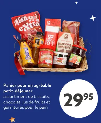 Offre: Panier pour un agréable petit-déjeuner