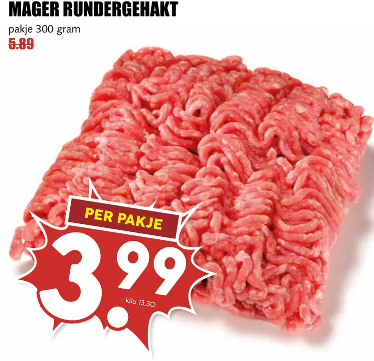 Aanbieding: Mager rundergehakt