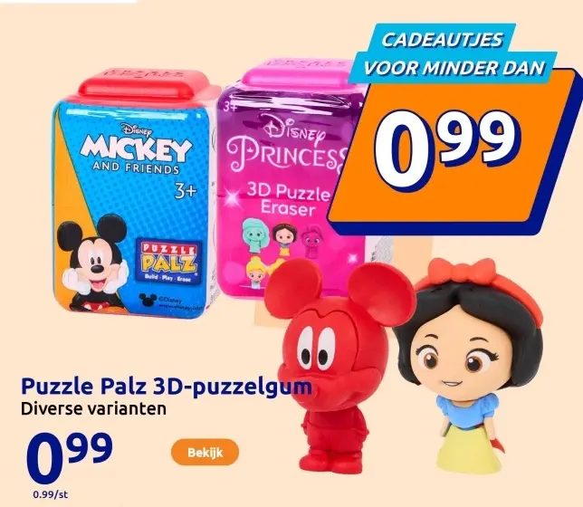 Aanbieding: Puzzle Palz 3D-puzzelgum