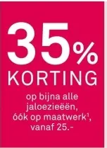 Aanbieding: jaloezieën
