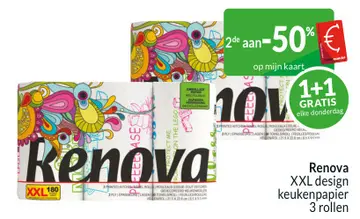 Aanbieding: Renova XXL design keukenpapier