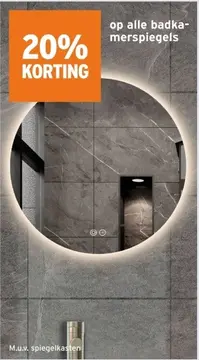 Aanbieding: badkamerspiegels