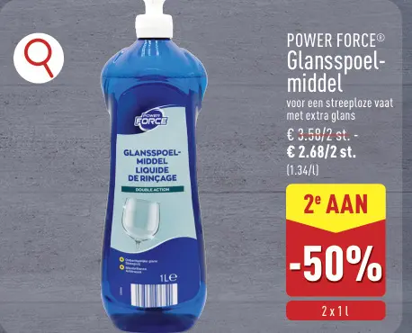 Promotie: Glansspoelmiddel
