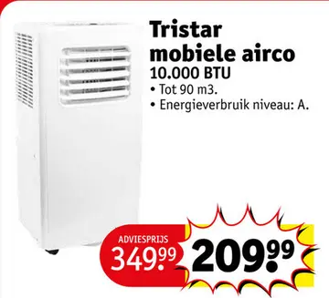 Aanbieding: Tristar mobiele airco